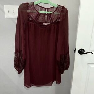 BCBG Generation Maroon Dress